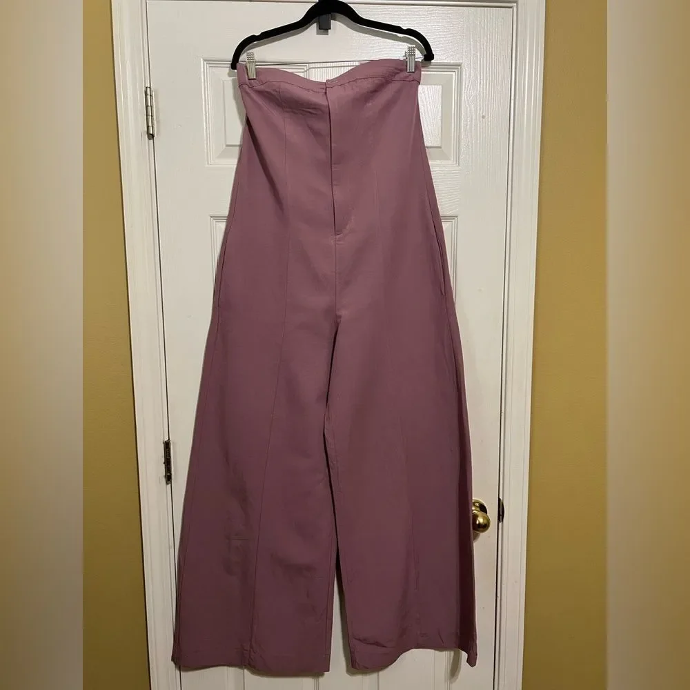 Zara Strapless Mauve Jumpsuit SizeM Great Condition